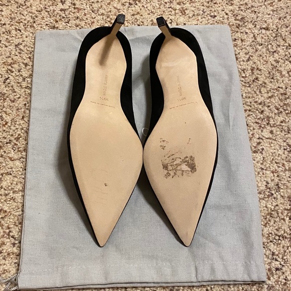 BRAND NEW Manolo Blahnik Suede BB Pump 105 - Picture 3 of 4